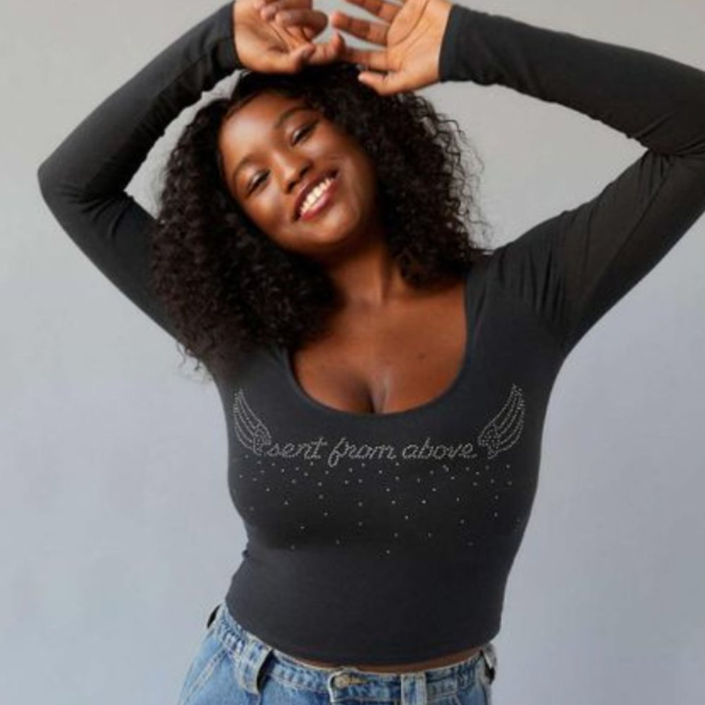 Urban Outfitters "Sent From Above" Long Sleeve Top
